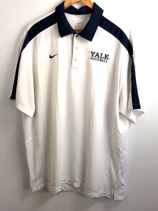 Nike Dri - Fit Yale Football Polo Shirt Men 