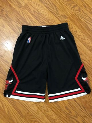 Chicago Bulls Adidas Swingman Game Shorts Black Size M