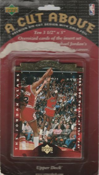 1997 Upper Deck Michael Jordan A Cut Above 10 Card Set