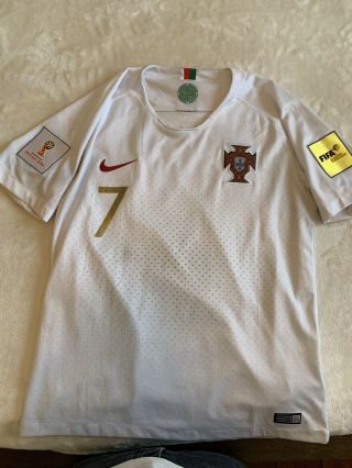 Nike 2018 Portugal Cristiano Ronaldo World Cup Away Jersey M Shirt Custom