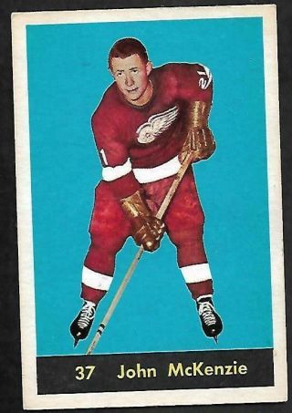 1960 - 61 Parkhurst Nhl Hockey: 37 John Mckenzie Rc,  Detroit Red Wings