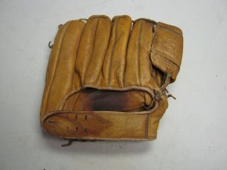 Vintage 1950 ' s J.  C.  Higgins Professional Model Baseball Glove 5