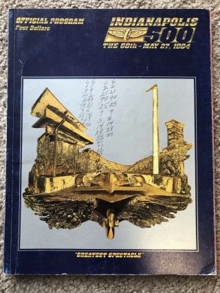 1984 Indy 500 Program - 68th Running Indianapolis 500 Mile Race