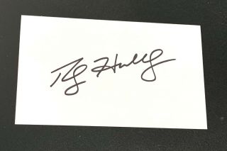 Roy Halladay Signed Autograph 3x5 Index Card Toronto Blue Jays Phillies Hofer