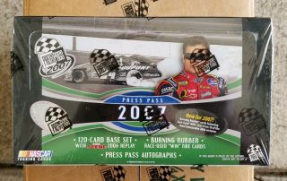 2007 Press Pass Factory Nascar Racing Hobby Edition Box
