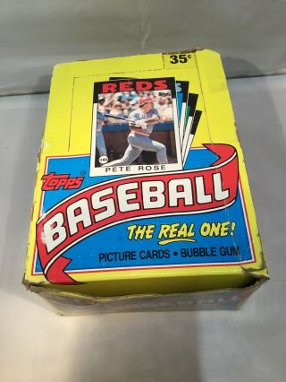 1986 Topps Baseball Wax Box (36 Packs) J
