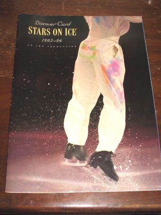 Discover Stars On Ice 1995 - 1996 Program Book Kristi Yamaguchi Hamilton Witt