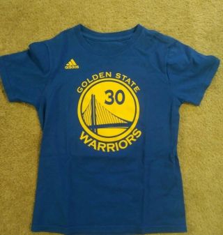 Golden State Warriors Steph Curry 30 Youth Small Tshirt Jersey Nba Basketball