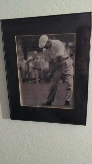 Ben Hogan (4 pictures) framed golf swing sequence.  14 
