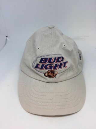 Vintage Nhl St Louis Blues Bud Light Adjustable Hat Cap - Vtg 80s 90s Giveaway