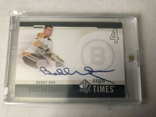 10 - 11 Upper Deck Sp Authentic Sign Of The Times Sot - Bo Bobby Orr