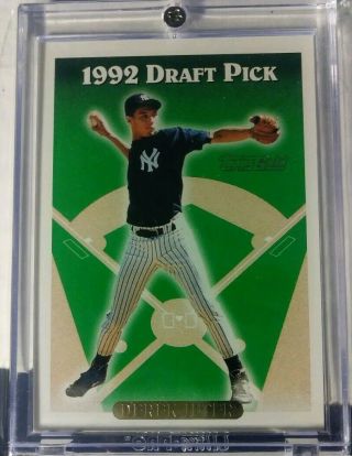 1993 Derek Jeter Topps Gold Rookie Rc 98 Rookie 10 Centered Perfect Shape