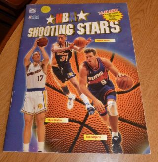1993 Nba Basketball Shooting Stars Book W/ 16 Fleer Cards Reggie Lewis Celtics