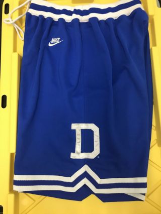 Vtg Retro Nike Duke Blue Devils Basketball Shorts Men’s M - Xl