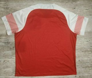 Puma Arsenal FC Premier League Soccer Jersey Red White Fly Emirates Mens 5XL 2
