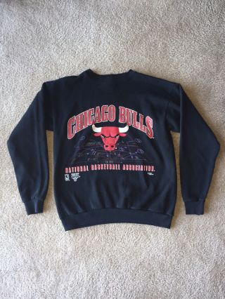 Vintage Chicago Bulls Crew Neck Sweatshirt
