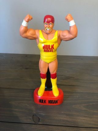 Vintage Wwf Hulk Hogan Coin Bank Figure 1990 Wwe Wcw Awa Hasbro Ljn Warrior