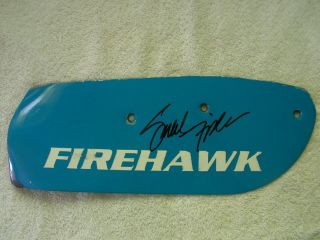 Sarah Fisher Race Signed Front Wing End Plate Indy 500 Indycar Nascar