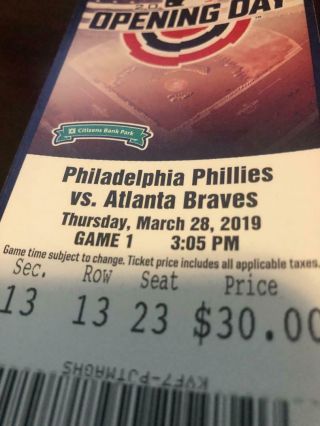 2 Phillies Brewers 2019 Ticket Stub 5/14/19 Vs Brewers Keston Hiura Mlb Debut