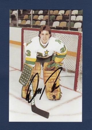 Don Beaupre Signed Minnesota North Stars 1980 