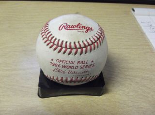 1986 World Series Official Rawlings Baseball Foul Ball