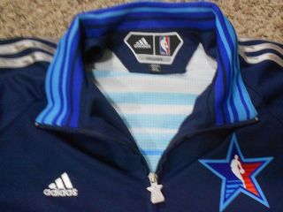 2009 NBA All - Star Game EAST Adidas ClimaCool Warm Up Jacket - Adult XL Blue EUC 2