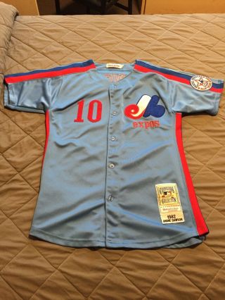 Authentic Mitchell & Ness Montreal Expos Andre Dawson Jersey Mens Sz 48/xl