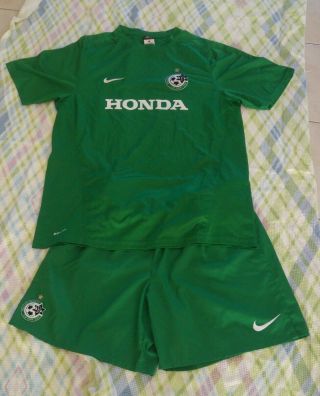 Maccabi Haifa Israel Football Soccer Green Nike Dry Fit Shirt & Shorts Suit L