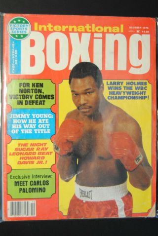 1978 International Boxing - Wbc Champion Larry Holmes