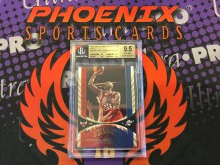 Michael Jordan 2003 - 04 Sp Game Edition Jordan Tribute Gold 43/50 Bgs 9.  5