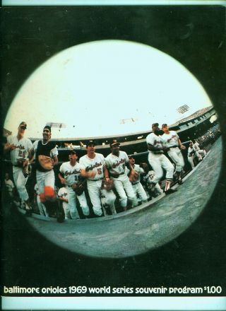 1969 World Series Baseball Program (york Mets V Baltimore Orioles)