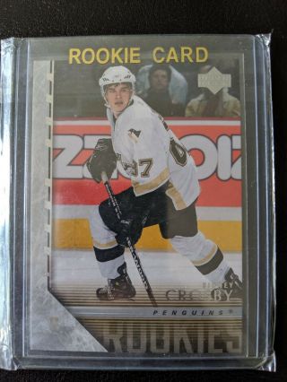 2005 - 06 Ud Sidney Crosby Young Guns Yg Rookie Card Rc 201