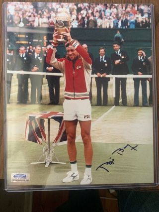 Bjorn Borg Wimbledon Tennis Great Signed 8x10 Photo With