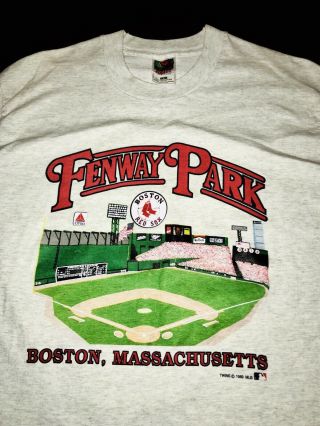 1989 Boston Red Sox - Fenway Park Large T - Shirt Without Tags Never Worn