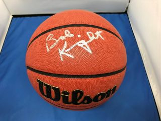 Official Ncaa Basketball Bobby Knight Indiana Hoosiers Signed Auto Autograph