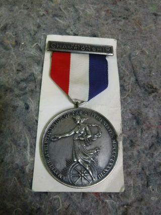 Amateur Athletic Union Of The United States Masters Championship Medal