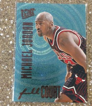 Michael Jordan 1996 - 97 Fleer Ultra (full Court Trap) Rare Insert.  Sweet Card