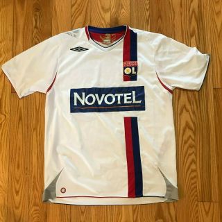 Vintage Lyon Fc Umbro Ligue 1 Football Soccer Jersey Shirt Size Large