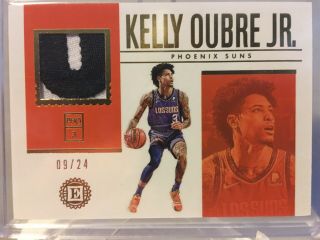 2018 - 2019 Encased Basketball Kelly Oubre Jr Game Worn Relic /24 Phoenix Suns