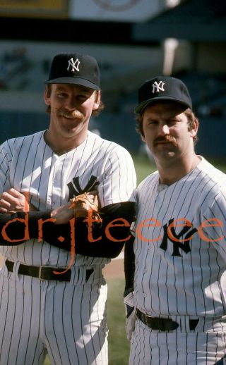 1977 Sparky Lyle & Thurman Munson - 35mm Baseball Slide