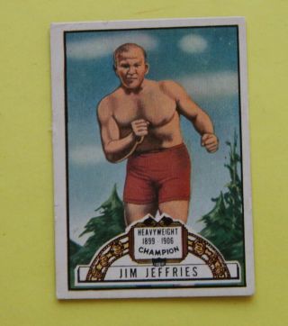 1951 Boxing Topps Ringside Card: Jim Jeffries