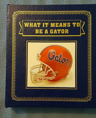 Univ Of Florida Uf Gators College Football Easton Press Leather Limited Ed.  Book