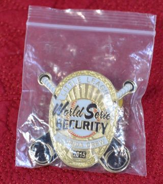 Little League Pin 2015 World Series Security Florida Crew Badge DPH Pete ' s Pin 3