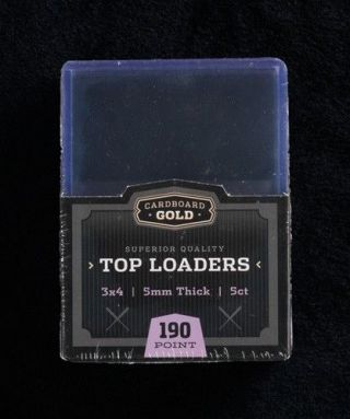 20 Ultra Cbg Pro 3x4 Top Loaders Memorabilia 5mm 190pt Thick Cards Jersey