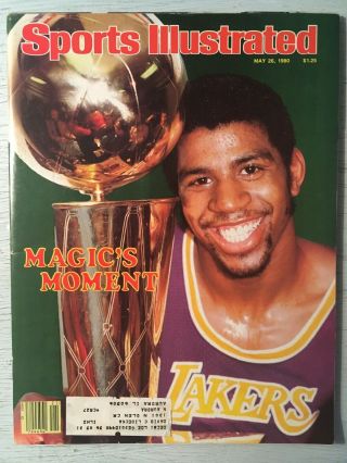 1980 Magic Johnson Los Angeles Lakers Sports Illustrated