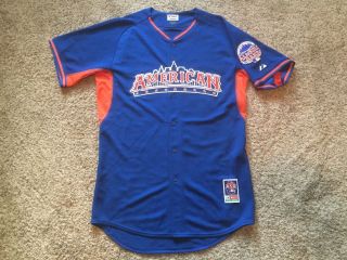 Mens Majestic Mlb All - Star Game 2013 American League Cool Base Jersey Sz L 44