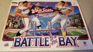 Full Color Poster Of 1989 Earthquake World Series - A 