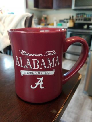 Vintage Alabama Crimson Tide Coffee Mug - Great Shape Roll Tide Football L@@k