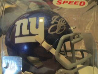 Saquon Barkley Ny Giants Signed Autographed Mini Football Helmet With