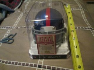 Saquon Barkley NY Giants Signed Autographed Mini Football Helmet With 3